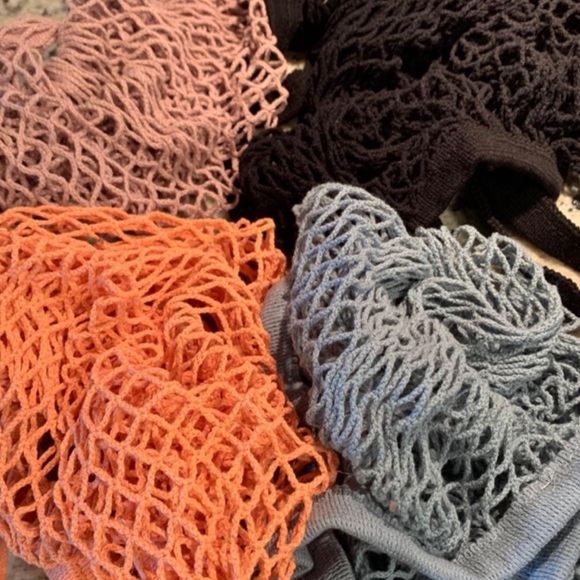 🎀 Mesh French Style Long Handle Shopping bag - Picture 11 of 11